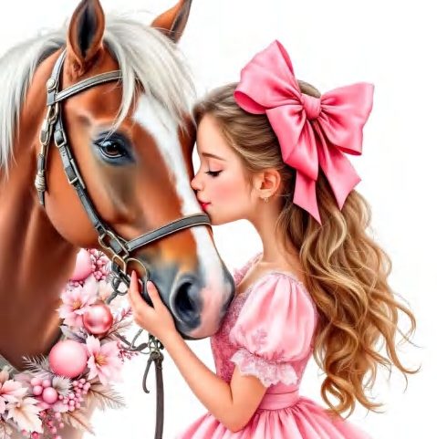 Girl and Horse