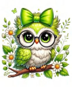 Owl cute horse p107